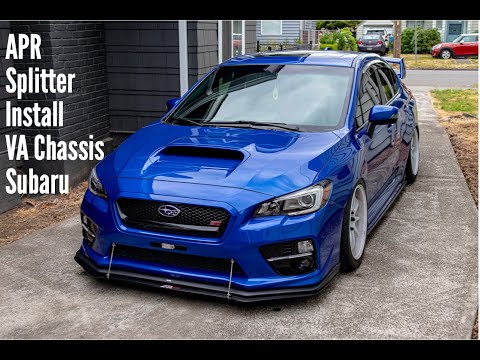 APR Splitter Install STI