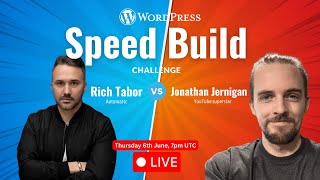 WordPress Speed Build Challenge - Rich Tabor vs Jonathan Jernigan