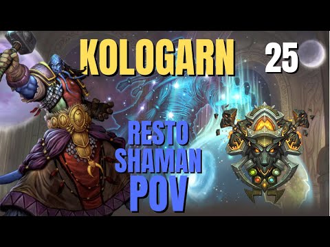 WoW WotLK Classic Ulduar 25 Kologarn Resto Shaman POV