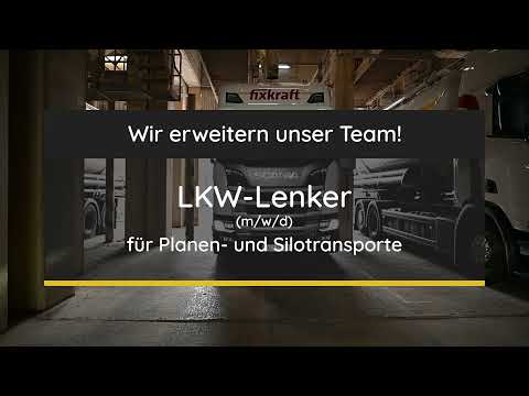 Wir stellen ein: LKW-Lenker (m/w/d)
