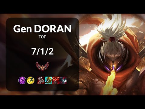 Gen Doran Jax vs K'Sante TOP - KR  Patch 13.15