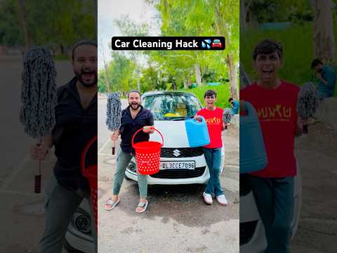 Car Cleaning Hack 💦🚘  #shorts  #viral  #trending
