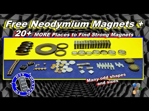 Free Neodymium Magnets - How To Find Strong Magnets Free - Part II