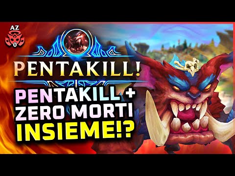 GNAR JUNGLE: PENTAKILL SENZA MORIRE?! - AZ 0 MORTI CHALLENGE #31