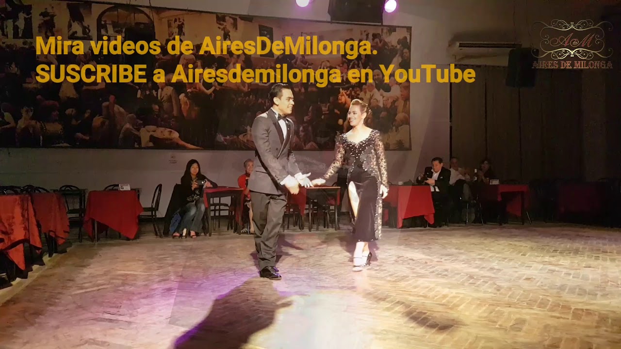 Colombia en la mitica pista de Salón Canning, milonga Parakultural, Paulina Mejía, Juan David Vargas