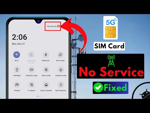 How To Fix SIM Card No Service Problem on Any Android Phone | No Service SIM Card Issues