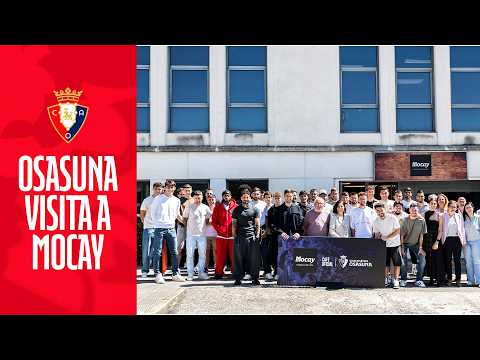 La plantilla visita la empresa de café que patrocina a Osasuna
