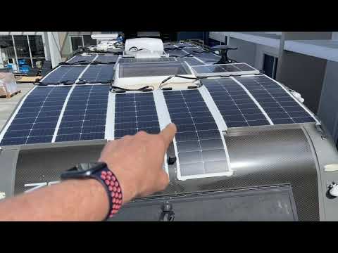 ZONERV Summit gets insulated roof PLUS 1,500W Solar in series 348V off the roof to Victron 6000 RS