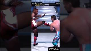 Download lagu #shorts Shelton Benjamin Nails A Wicked Dragon Whip Kick On Eddie Guerrero mp3