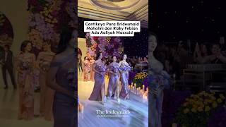 Download lagu Aaliyah Massaid Hingga Lyodra Jadi Bridesmaid Mahalini #mahalini #aaliyah #lyodra #rizkyfebian mp3