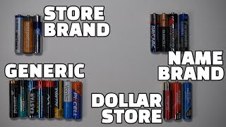 I compared name brand AAA batteries to generic to see which battery is best.