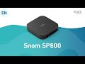 snom SP800 IP desk phone terminal Black snom SP800 IP desk phone terminal Black