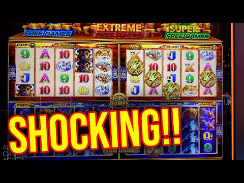 INSANELY RARE 4 SYMBOL SUPER FREE GAMES!! MASSIVE JACKPOT! WONDER 4 GOLD BOOST SLOT MACHINE!!