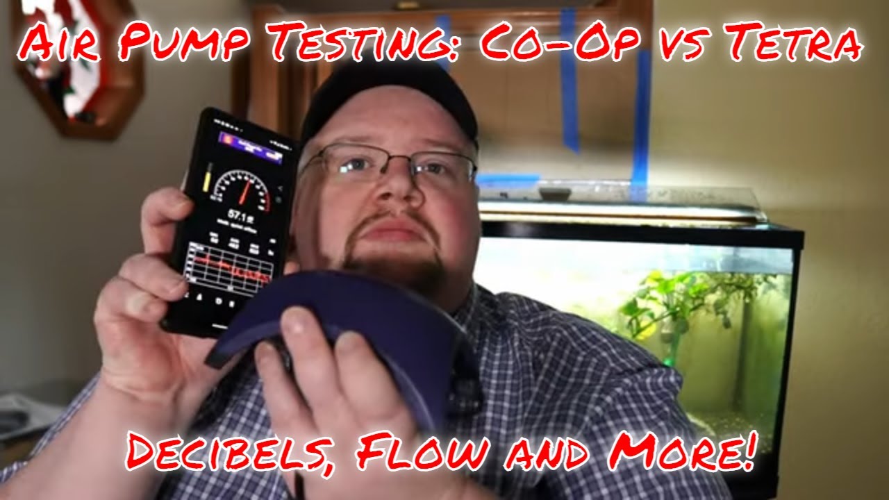 Air Pump Testing Begins - Aquarium Co-Op vs Tetra Whisper