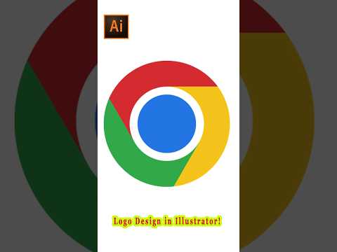 How to Make Google Chrome Logo in Adobe Illustrator!