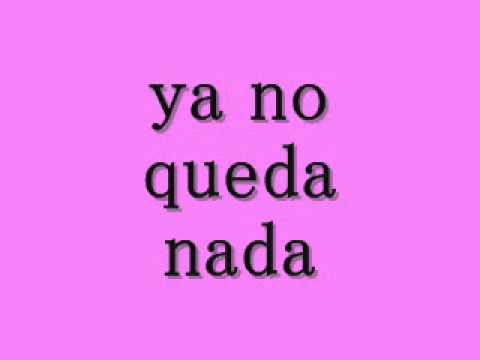Hermanas Bautista -ya no queda nada
