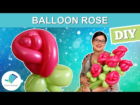 Easy Balloon Rose