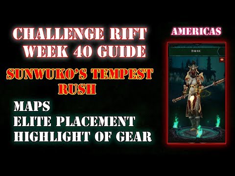 Diablo 3 Guide: Americas Week 40 Challenge Rift Sunwuko's Tempest Rush Build