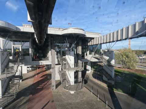 H-Bahn vom Düsseldorf Flughafen  - Die Skytrain Düsseldorf Airport