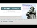 Ludwig van Beethoven : III. Rondo. Vivace