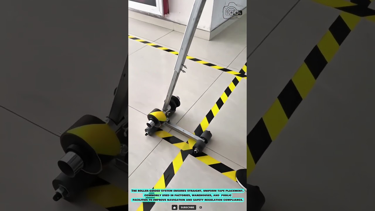 Floor Marking Tool: Precise Safety Line Application Technique #innovationtools