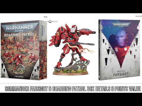 Commander Farsight announcement & Tau Boarding Partol contents / army value + Arks of Omen Farsight