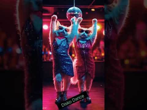 cat couple dance 💕💕 #funny # pets #ai #short #trendingshort #musicvideo #mawo mawo