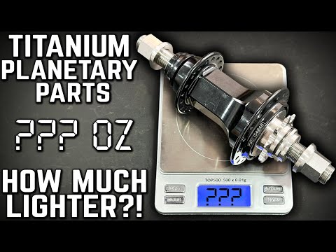 HOW MUCH LIGHTER?! - Titanium Planetary Freecoaster Weight Comparison