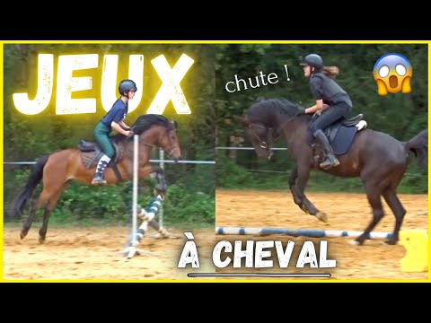 [COURS GOPRO] Jeux à cheval (CHUTE 😱) 26/06/21 - CS'o Landreau
