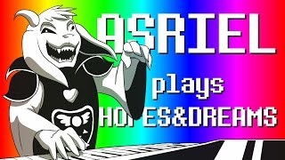 ASRIEL PLAYS HOPES &amp; DREAMS IN MIDI | Undertale Animated Parody