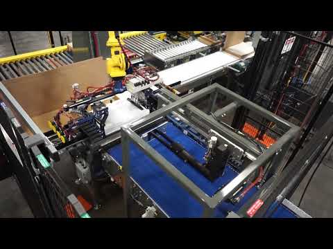 Flexi Packer Robotic Case Packing System, Stacks of Baking Paper - BW Integrated Systems