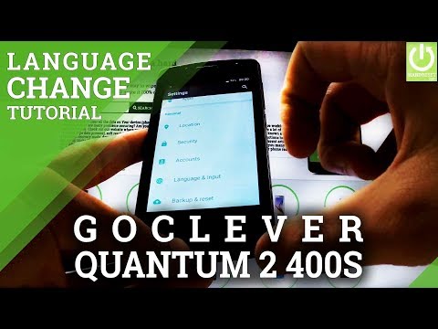 Add Language in GOCLEVER Quantum 2 400s - Change Android Language
