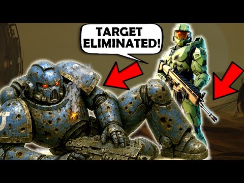 These Halo Weapons DELETE Space Marines!