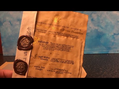 Harry Potter Dumbledore's Will Replica!