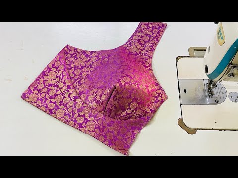 Round Cut Belt Blouse Cutting and Stitching | Round Belt Blouse Cutting Easy Method