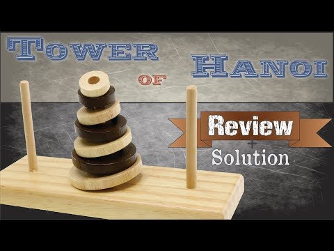 The GRUELING Tower of Hanoi WOODEN PUZZLE from Puzzle Master