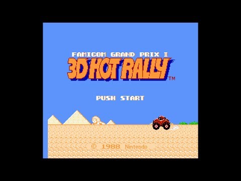 (Real 3D) Famicom Grandprix II: 3D Hot Rally - NES Longplay (Famicom 3D)