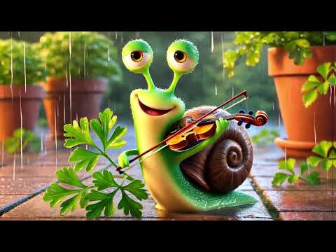 Melcul și Ploaia 🐌 - Cântec Animat pentru Copii | Poveste Muzicală: Invocând Ploaia