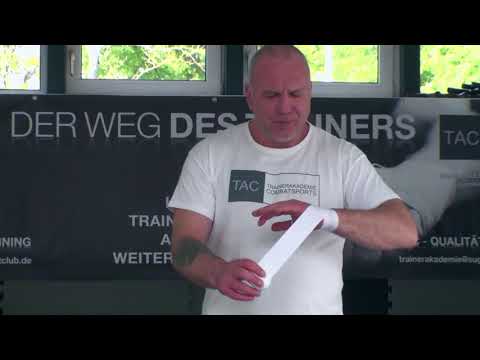 S1 Kampftraining - Bandagieren fürs Training - S1-Kampfschule Sugambrer Fightclub