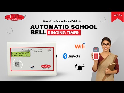 Automatic School Bell Timer WB-06 – Full Demo & Setup Guide | Wi-Fi Programmable via Mobile/Laptop