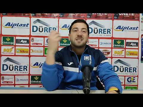 Rueda de prensa David Cortijo segundo entrenador de La Roda UD. Jornada 21