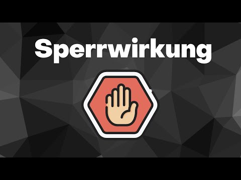 Sperrwirkung des EBV - einfach erklärt