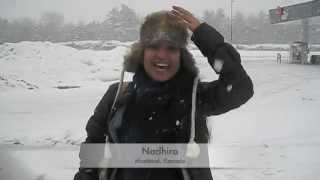 Nadhira in Snow
