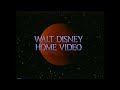 Boring Walt Disney Home Video Logo With Announcer Rocketman Variant 1998