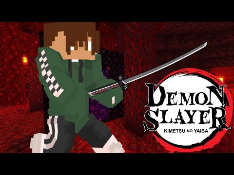 GreenEmerald - Minecraft: Demon Slayer Ep. 5 - Demons in NETHER?!