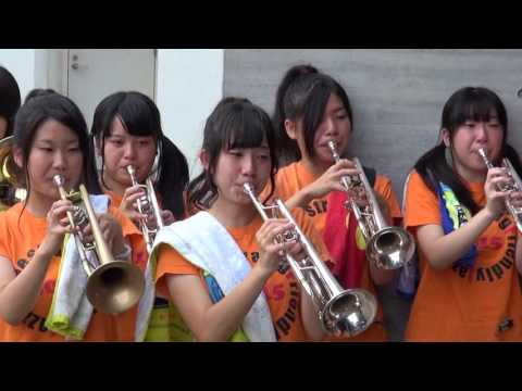 Seeing Off(ver.2) of BFJO2015 team Imaike on outside of REANAISS HALL