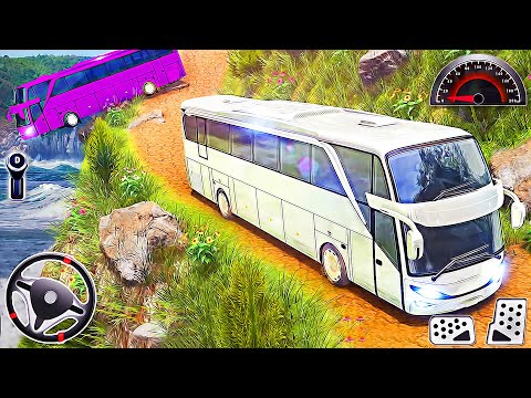 Extreme Bus Driving Simulator - Offroad Uphill Bus Driver Game 3D | Android Gameplay