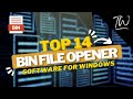 14 Best BIN File Opener Software For Windows Updated