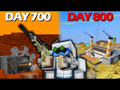 800 Days in Minecraft History - Unbelievable Survival Story!