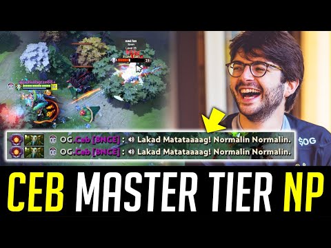 Ceb starts using LAKAD MATATAG voice line in pubs - NP Master Tier DOTA 2